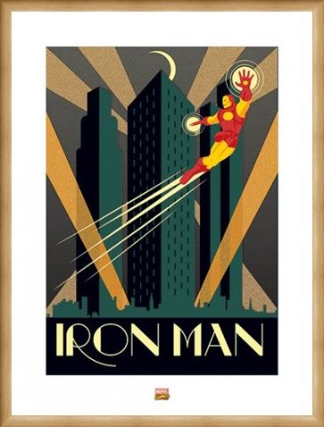 Framed Framed Iron Man - Marvel Deco