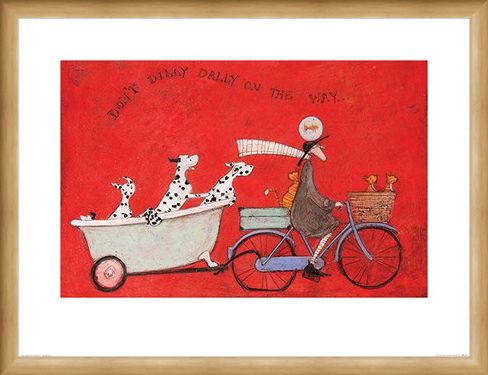 Framed Framed Don't Dilly Dally on the Way - Sam Toft