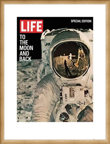 Framed Framed Life Cover - To the Moon and Back - Time Life