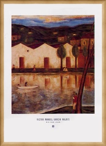Framed Framed Rio San Juan - Victor Manuel Garcia Valdes