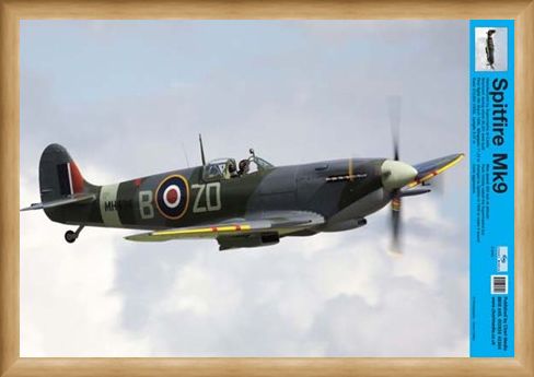 Framed Framed Spitfire - Learn The Ways of the Skies