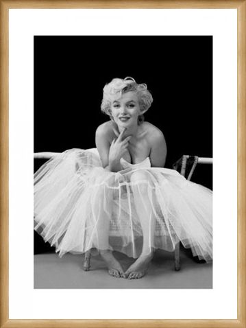 Framed Framed Marilyn Monroe; Ballerina - Milton H Greene