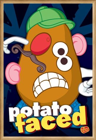Framed Framed Potato Faced - Mr Potato Head