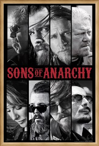 Framed Framed Sons of Anarchy Collage - TV Show
