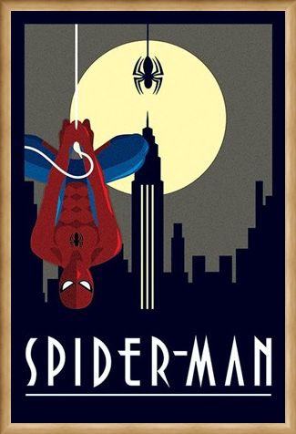 Framed Framed Spider-Man - Marvel Deco