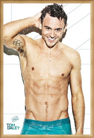 Framed Framed Tom Daley - Shower Time