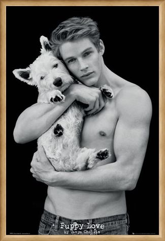 Framed Framed Puppy Love - Tanya Chalkin