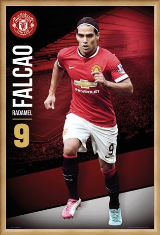 Framed Framed Radamel Falcao - Manchester United Football Club