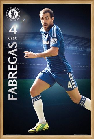 Framed Framed Cesc Fabregas - Chelsea Football Club