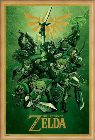 Framed Framed The Legend Of Zelda - Nintendo