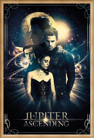 Framed Framed Jupiter Ascending - Mila Kunis and Channing Tatum
