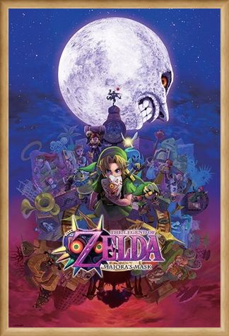 Framed Framed Majora's Mask - The Legend of Zelda