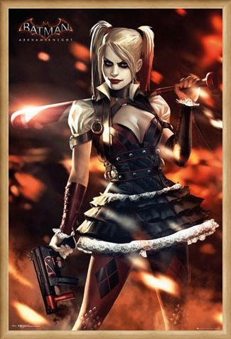 Framed Framed Harley Quinn - Batman Arkham Knight