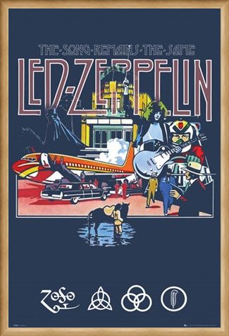 Framed Framed The Song Remains The Same - Led Zeppelin