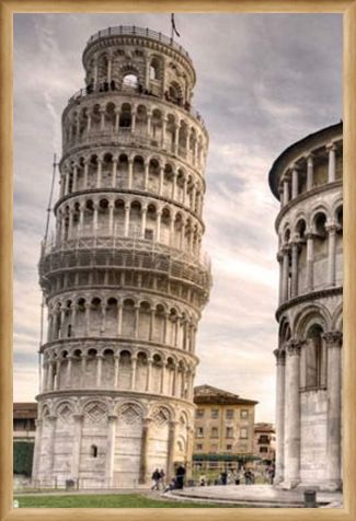 Framed Framed Italy's Finest - The Leaning Tower Of Pisa