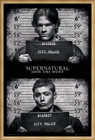 Framed Framed Horrifying Mug Shots - Supernatural