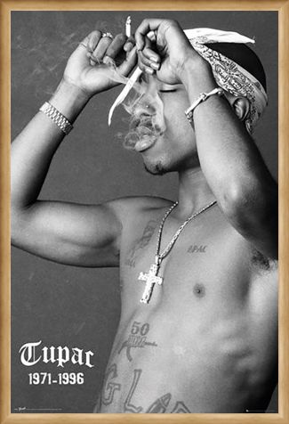 Framed Framed Music, Morals and Cigarettes - Tupac