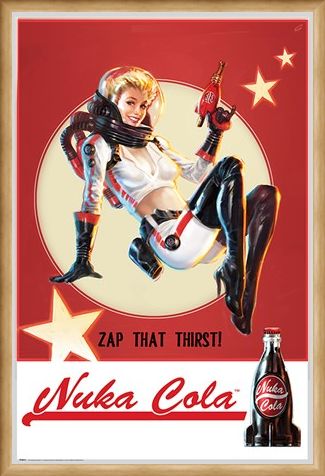 Framed Framed Zap That Thirst Nuka Cola - Fallout 4
