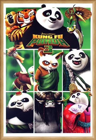 Framed Framed A Martial Arts Masterpiece - Kung Fu Panda 3
