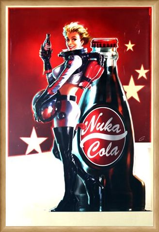 Framed Framed Blonde Bombshell - Fallout 4