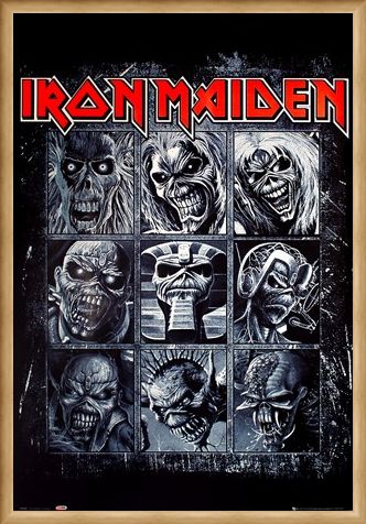 Framed Framed Nine Eddies - Iron Maiden