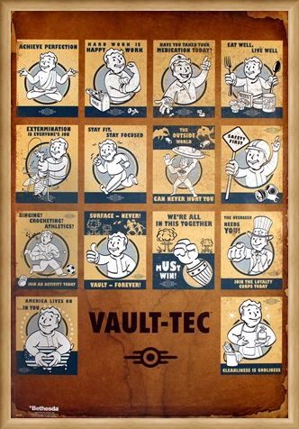 Framed Framed 'Revolutionizing Safety For An Uncertain Future' - Fallout 4 Vault Tec Compilation