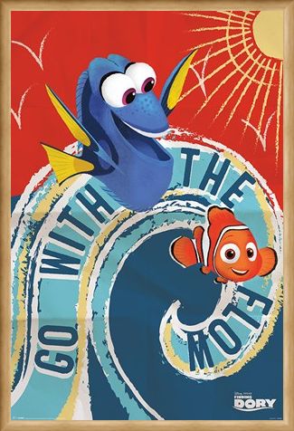Framed Framed Go With The Flow - Finding Dory