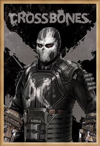 Framed Framed Crossbones - Captain America Civil War