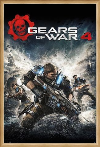 Framed Framed Game Cover - Gears Of War 4