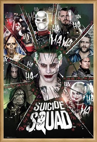 Framed Framed Shattered Circle - Suicide Squad