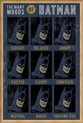 Framed Framed The Many Moods Of Batman - DC Originals