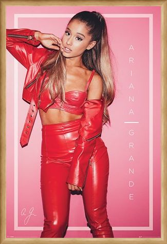 Framed Framed Red Pose - Ariana Grande