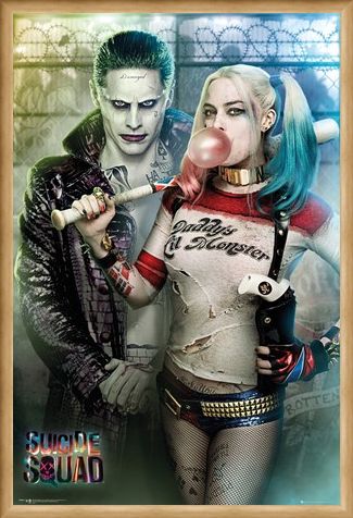 Framed Framed Joker And Harley Quinn - Suicide Squad