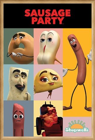 Framed Framed Get Your Fill - Sausage Party Characters