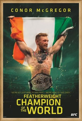 Framed Framed Featherweight Champion Of The World - Conor McGregor