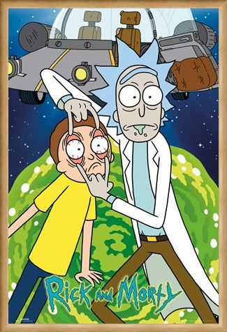 Framed Framed Like Grandfather Like Grandson - Rick And Morty