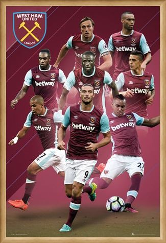Framed Framed 2016/17 Players - West Ham FC