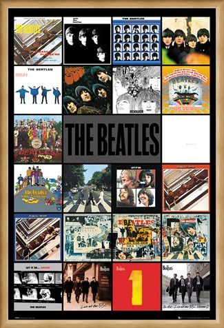 Framed Framed Albums - The Beatles