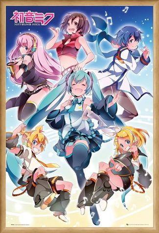 Framed Framed Vocaloid Performance - Hatsune Miku Group