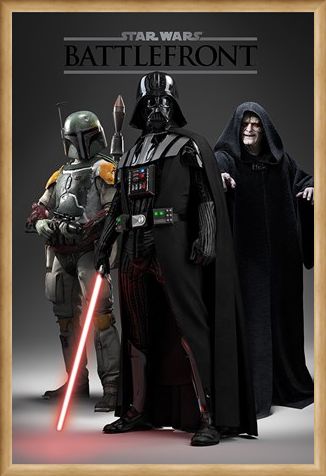 Framed Framed The Dark Side - Star Wars Battlefront