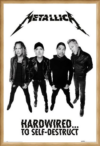 Framed Framed Hardwired To Self-Destruct - Metallica