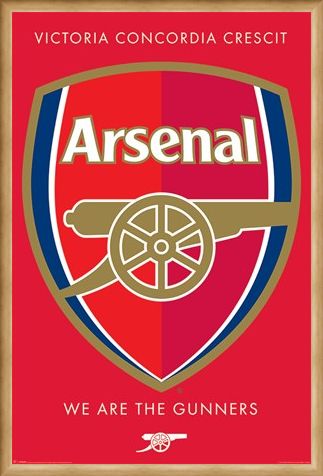 Framed Framed We Are The Gunners Crest - Arsenal FC