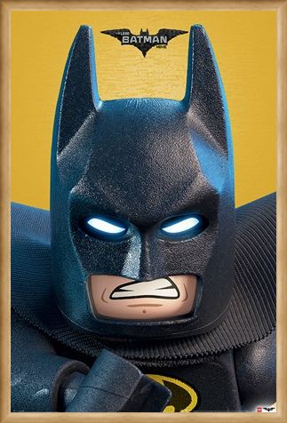 Framed Framed Lego Batman Close-Up - Lego Batman