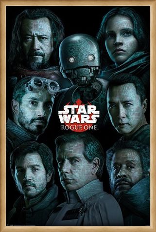 Framed Framed The Rebel Alliance Versus The Empire - Star Wars Rogue One