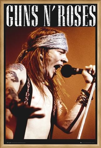 Framed Framed Guns N Roses - Axel Rose