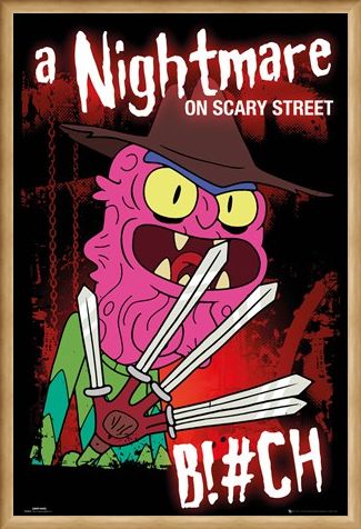 Framed Framed A Nightmare On Scary Street - Rick And Morty