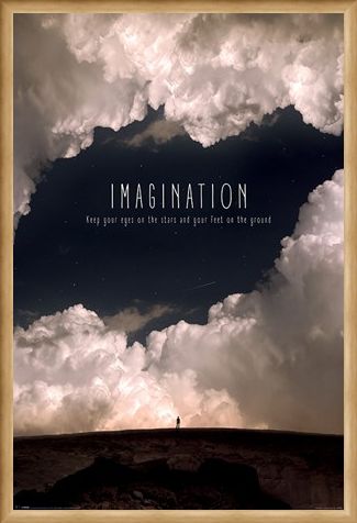 Framed Framed Imagination - Motivational