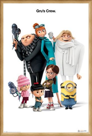 Framed Framed Gru's Crew - Despicable Me 3