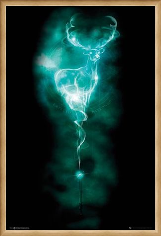 Framed Framed Patronus Stag - Harry Potter