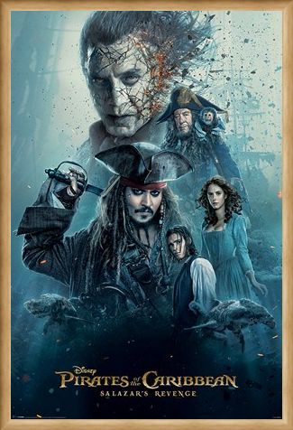 Framed Framed Burning - Pirates of the Caribbean